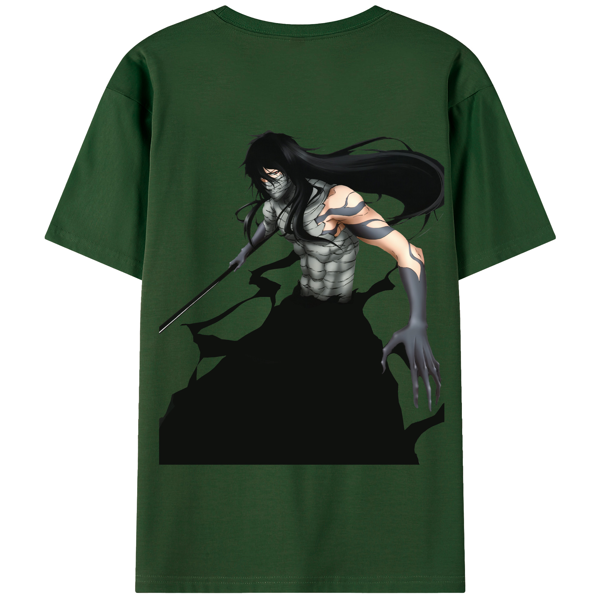 （画像用） ブリーチ 黒崎一護（くろさき いちご）BLEACH Kurosaki Ichigo 綿100％半袖Tシャツ（背面プリント）